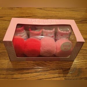Skechers Baby Rattle Booties Socks
